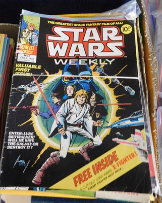 Lot 101 - Box: Star Wars comic, 1978-80, 130+ issues