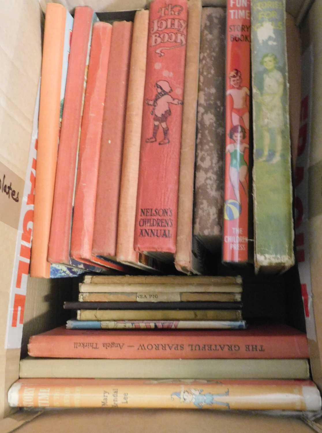 Lot 106 - One box: children's mainly annuals