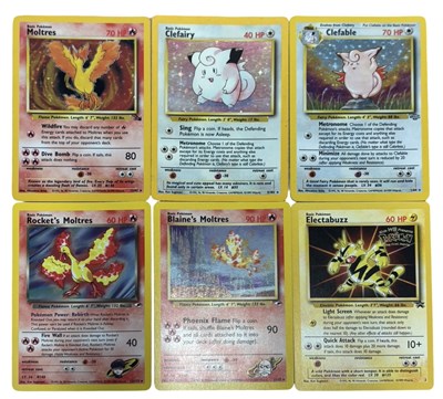 Lot 199 - POKEMON TCG 1999 holographics: Moltres 12/16;...