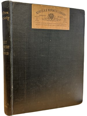 Lot 510 - WILLIAM HUDSON (Ed): [SELDEN SOCIETY] LEET...