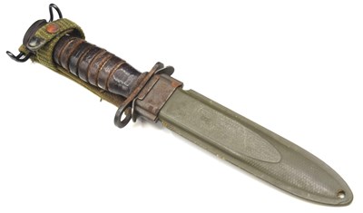 Lot 77 - Second World War American M8A1 Carbine Bayonet....