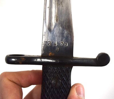 Lot 78 - Second World War Spanish Bolo Bayonet and...