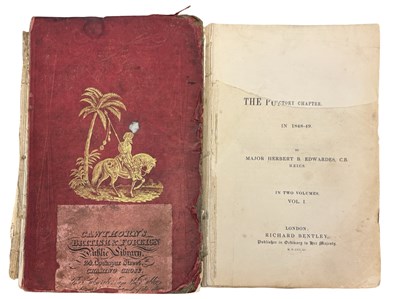 Lot 1217 - MAJOR HERBERT B EDWARDES: A YEAR ON THE PUNJAB...