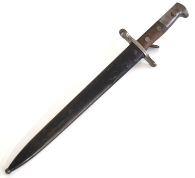 Lot 75 - 20th century Swiss Schmidt Rubin M1918 bayonet...