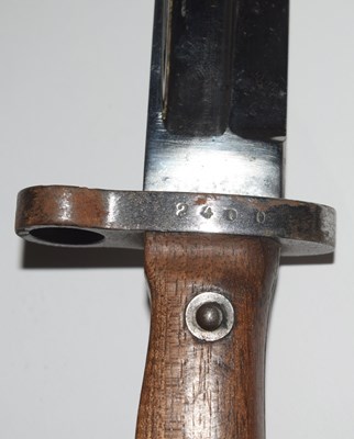 Lot 76 - Austrian Model 1895 Mannlicher Bayonet and...