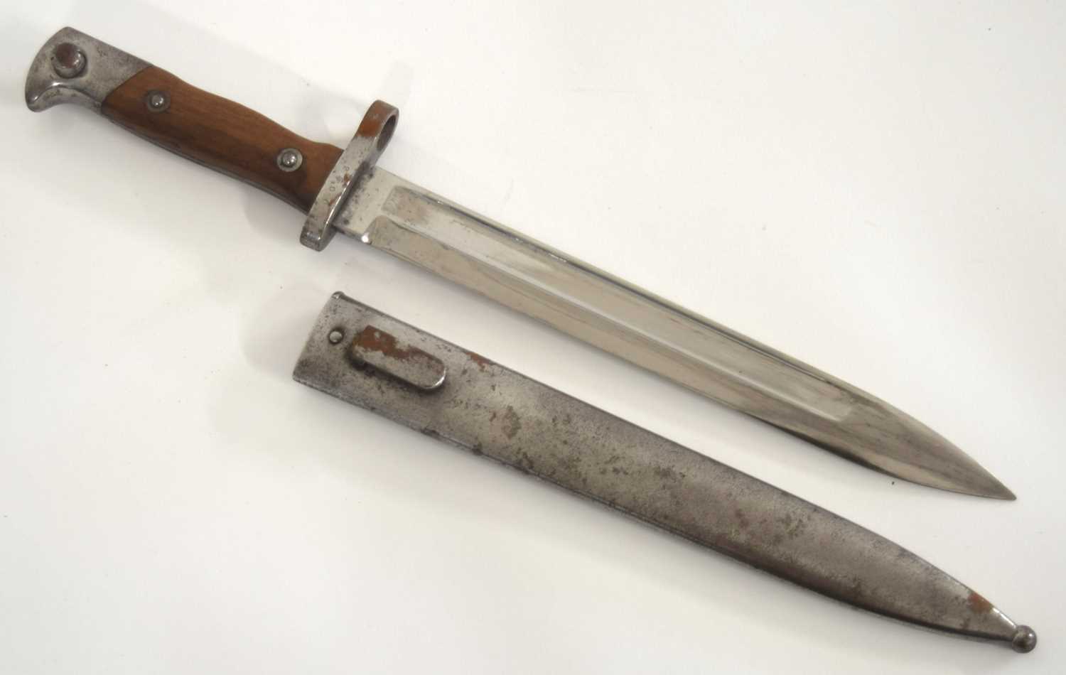 Lot 76 - Austrian Model 1895 Mannlicher Bayonet and...