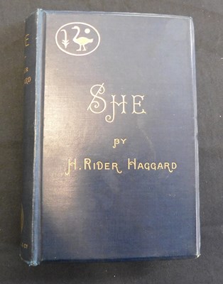 Lot 139 - SIR HENRY RIDER-HAGGARD: SHE, A HISTORY OF...