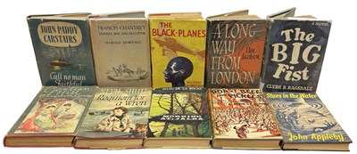 Lot 463 - VINTAGE FICTION FIRSTS IN DUSTJACKETS: 10...