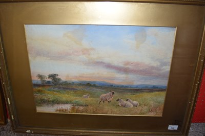 Lot 326 - L A COATES, STUDY OF SHEEP IN PASTURE,...