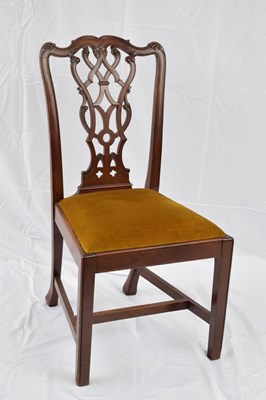 Lot 184 - 19th century mahogany dining chair in the...