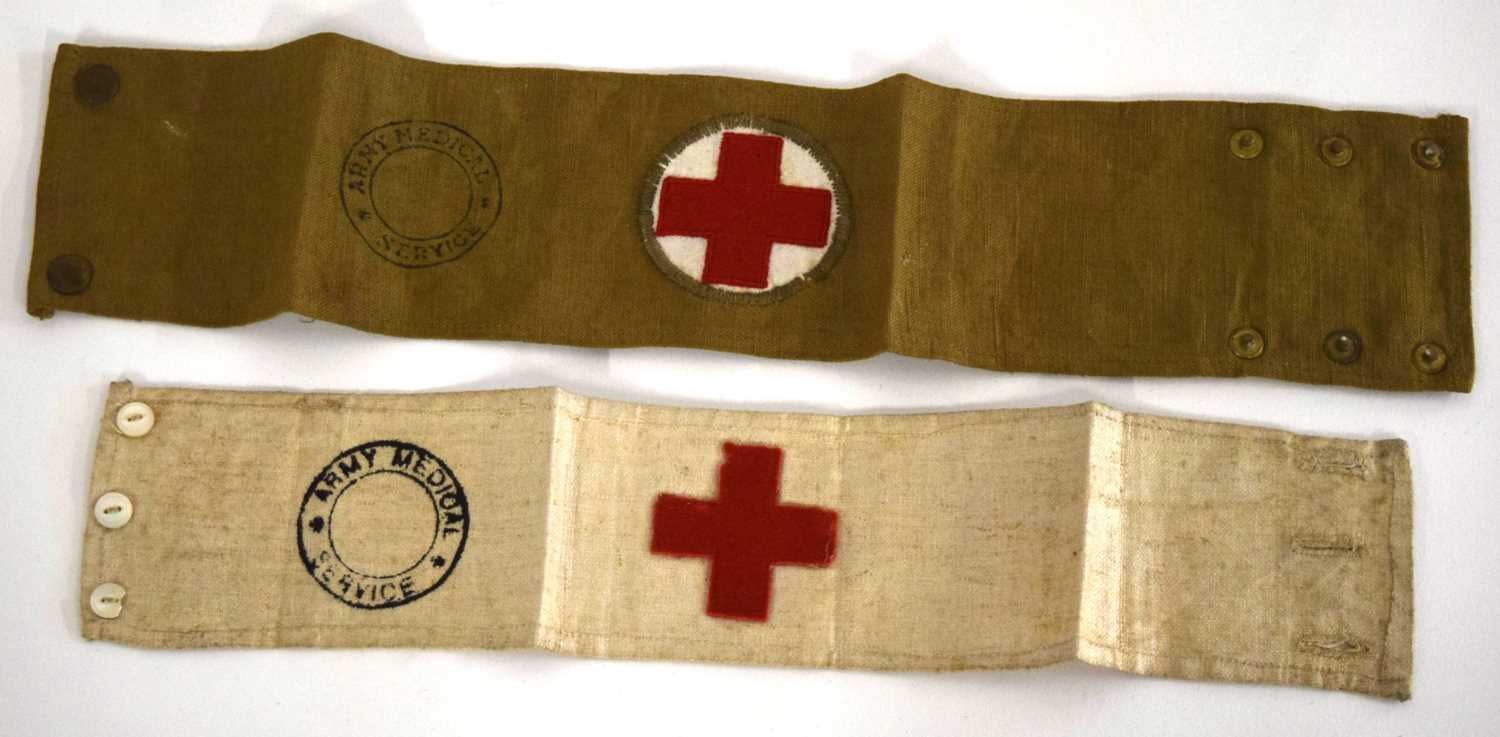 Lot 55 - Two First World War British Army medical...