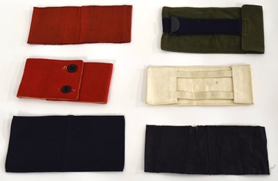 Lot 57 - Quantity of six armbands to include N.C.C...
