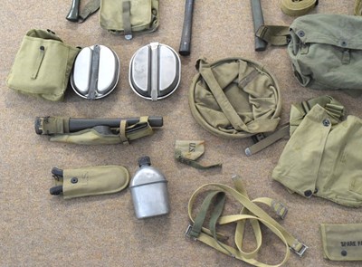 Lot 97 - Quantity of Second World War American webbing...