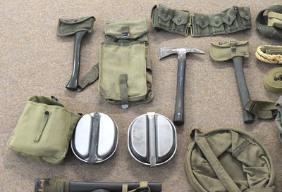 Lot 97 - Quantity of Second World War American webbing...