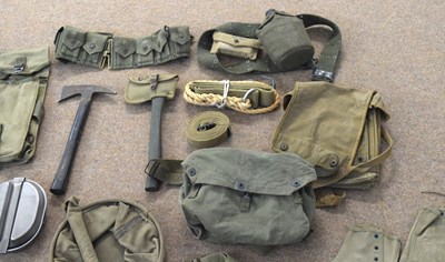 Lot 97 - Quantity of Second World War American webbing...