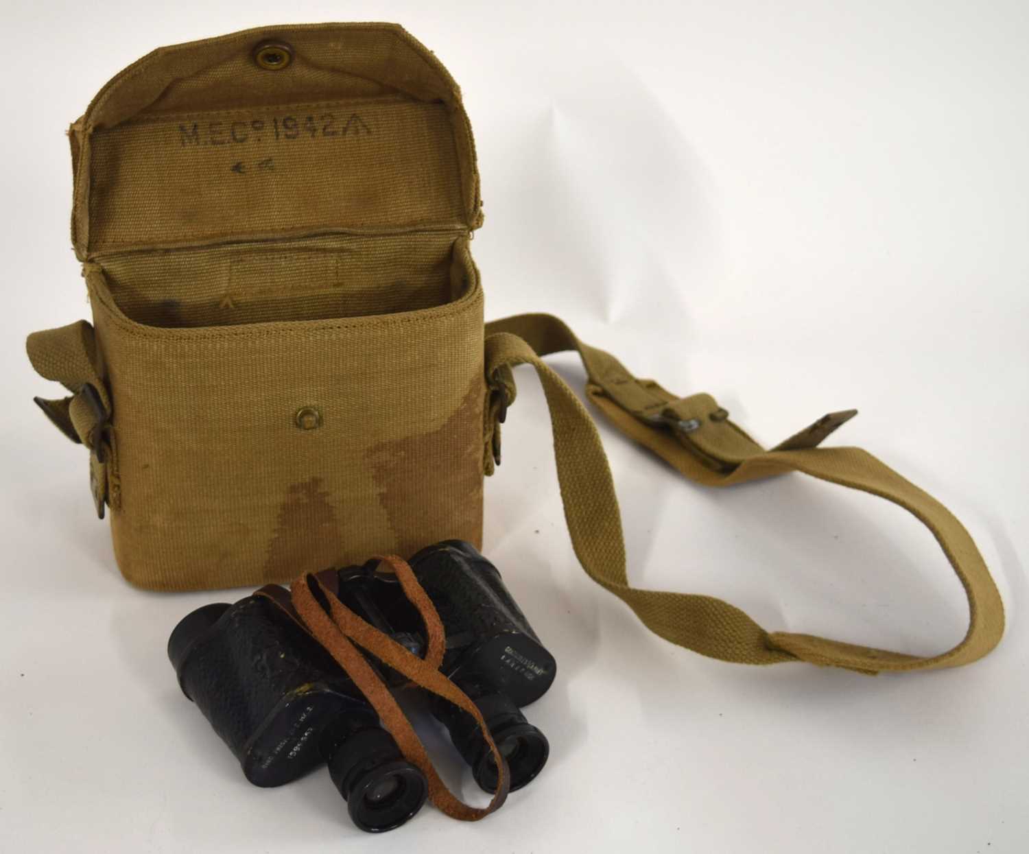 Lot 98 - British Second World War No.2 Mk.2 Binoculars...