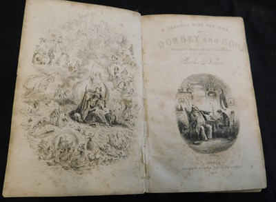 Lot 145 - CHARLES DICKENS: DOMBEY & SON, Ill H K Browne,...