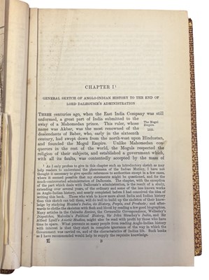 Lot 2 - A HISTORY OF THE INDIAN MUTINY', BY T.R.E. HOLMES, 4TH ED LONDON 1891