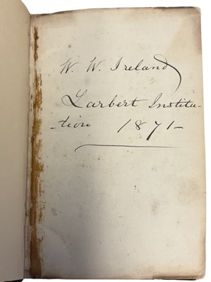 Lot 4 - W; IRELAND; SIEGE OF DELHI, AUTHOR'S PROOF COPY; EDINBURGH 1861