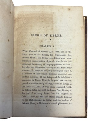 Lot 4 - W; IRELAND; SIEGE OF DELHI, AUTHOR'S PROOF COPY; EDINBURGH 1861