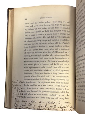 Lot 4 - W; IRELAND; SIEGE OF DELHI, AUTHOR'S PROOF COPY; EDINBURGH 1861