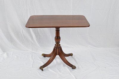 Lot 189 - 19th century mahogany centre table with...