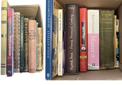 Lot 1076 - ONE BOX: Various cookery and culinary interest,...