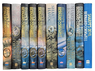 Lot 255 - BERNARD CORNWELL HARDBACK FIRST: 10 Titles:...