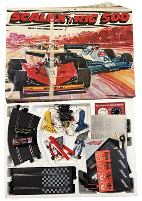 Lot 514 - A Scalextric 500 set in original box with 2...