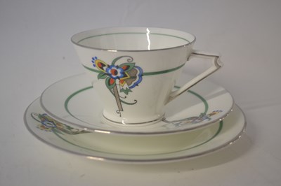 Lot 347 - Coalport Art Deco Style Part Tea Set