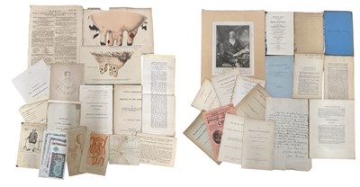 Lot 1492 - MEDICAL Pamphlets and ephemera. One packet...