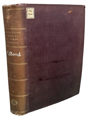 Lot 1489 - Charles John Bond. CMG FRCS FLS (27 October...