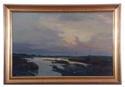 Lot 426 - Jack Cox (1914-2007), Sunset / sunrise view of...