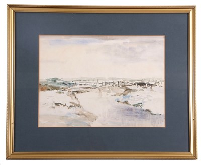 Lot 431 - Jack Cox (1914-2007) View over an estuary...