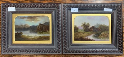 Lot 6 - G. Morris (British, 20th century), A moonlit...