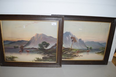Lot 32 - PAIR OF EARLY 20TH CENTURY STUDIES OF HIGHLAND...