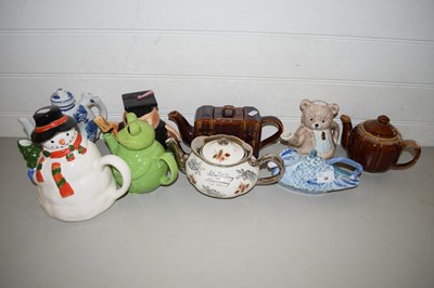 Lot 36 - COLLECTION OF VARIOUS NOVELTY TEA POTS