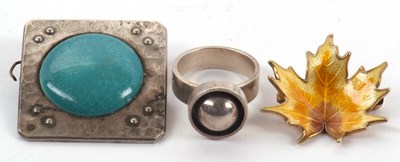 Lot 153 - A quantity of modernist jewellery: to include...