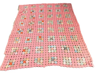 Lot 202 - A patchwork bed cover, c.1920-30, 173 x 210cm