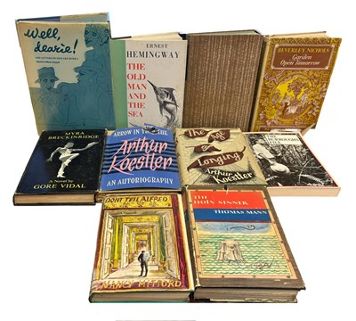 Lot 480 - DUST-JACKETS.- KOESTLER (A) THE AGE OF LONGING, 1st ENGLISH ED