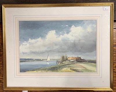 Lot 5 - British School, 20th century, 'The Marshman's...