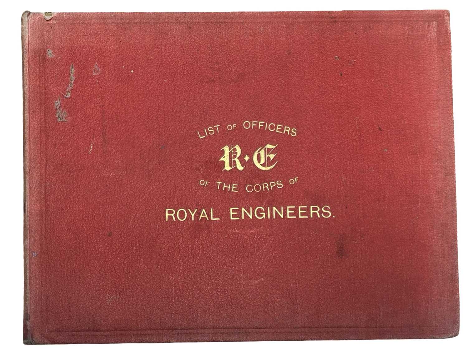 Lot 52 - CAPTAIN R F EDWARDS (Ed): ROLL OF OFFICERS OF...