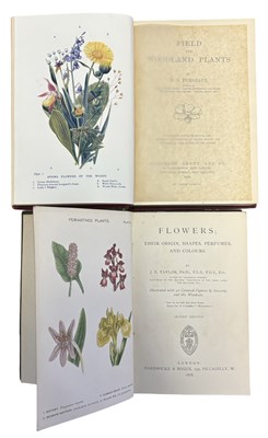 Lot 95 - WILD FLOWERS: 2 Titles: J E TAYLOR: FLOWERS;...