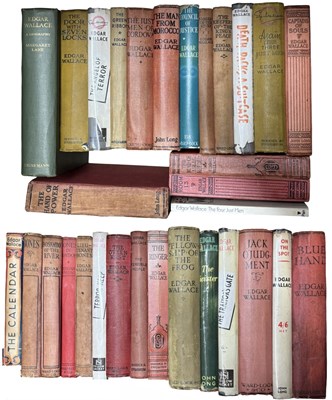 Lot 1003 - ONE BOX: EDGAR WALLACE novels, some in...