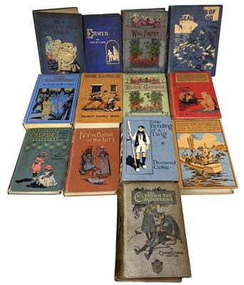 Lot 1002 - ONE BOX: Vintage decorative clothbound titles