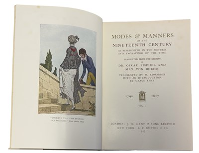 Lot 84 - DR. OSKAR FISCHEL AND MAX VON BOEHN [Transl: M...