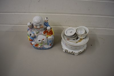 Lot 65 - 20TH CENTURY CHINESE PORCELAIN MODEL OF A...