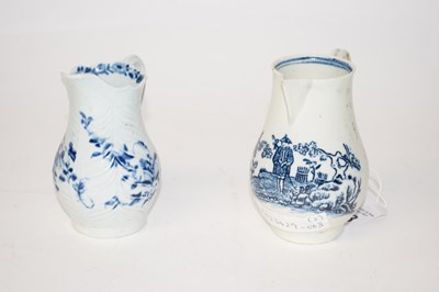 Lot 290 - Two 18th Century English Porcelain Jugs