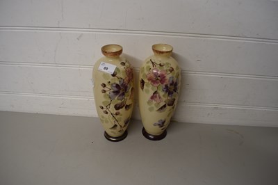 Lot 89 - PAIR OF LATE 19TH CENTURY OPAQUE GLASS...