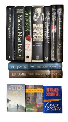 Lot 1006 - MODERN CRIME THRILLERS. With three signed...